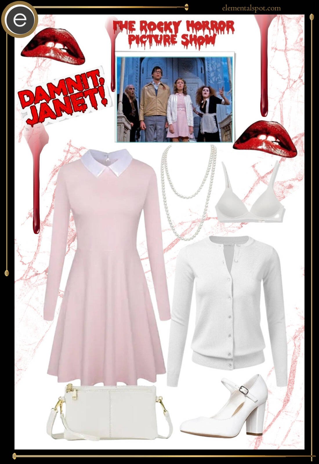 Dress Up Like Janet Weiss From Rocky Horror Picture Show Elemental Spot