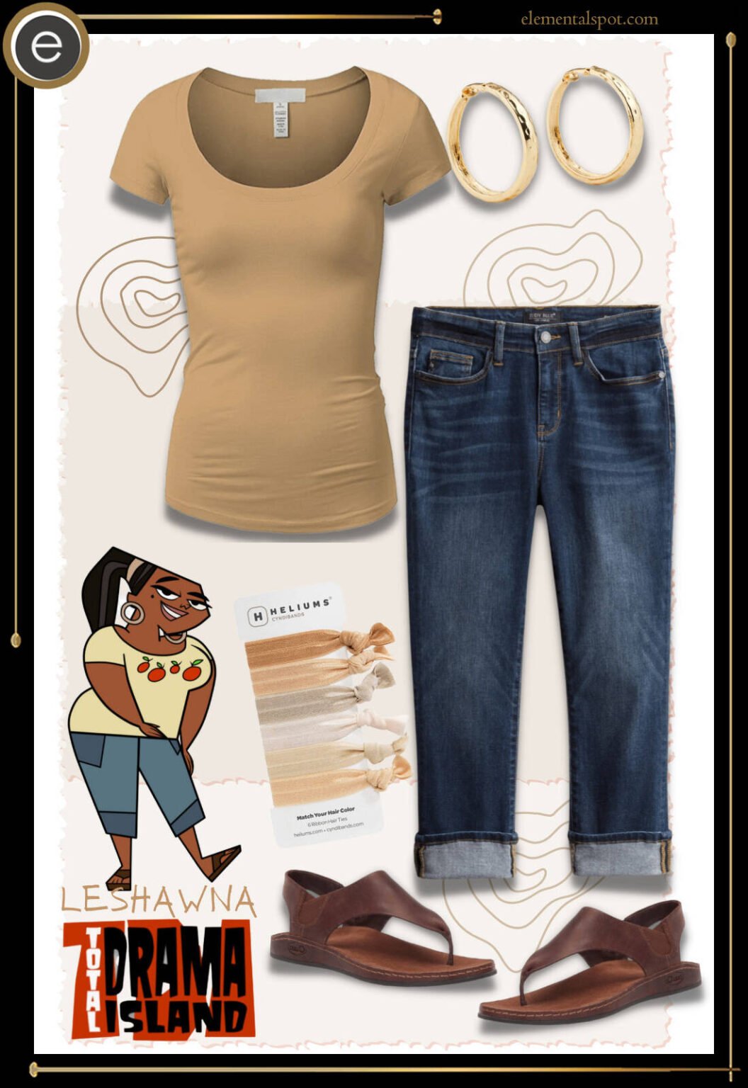 Dress Up Like Leshawna From Total Drama Island Elemental Spot