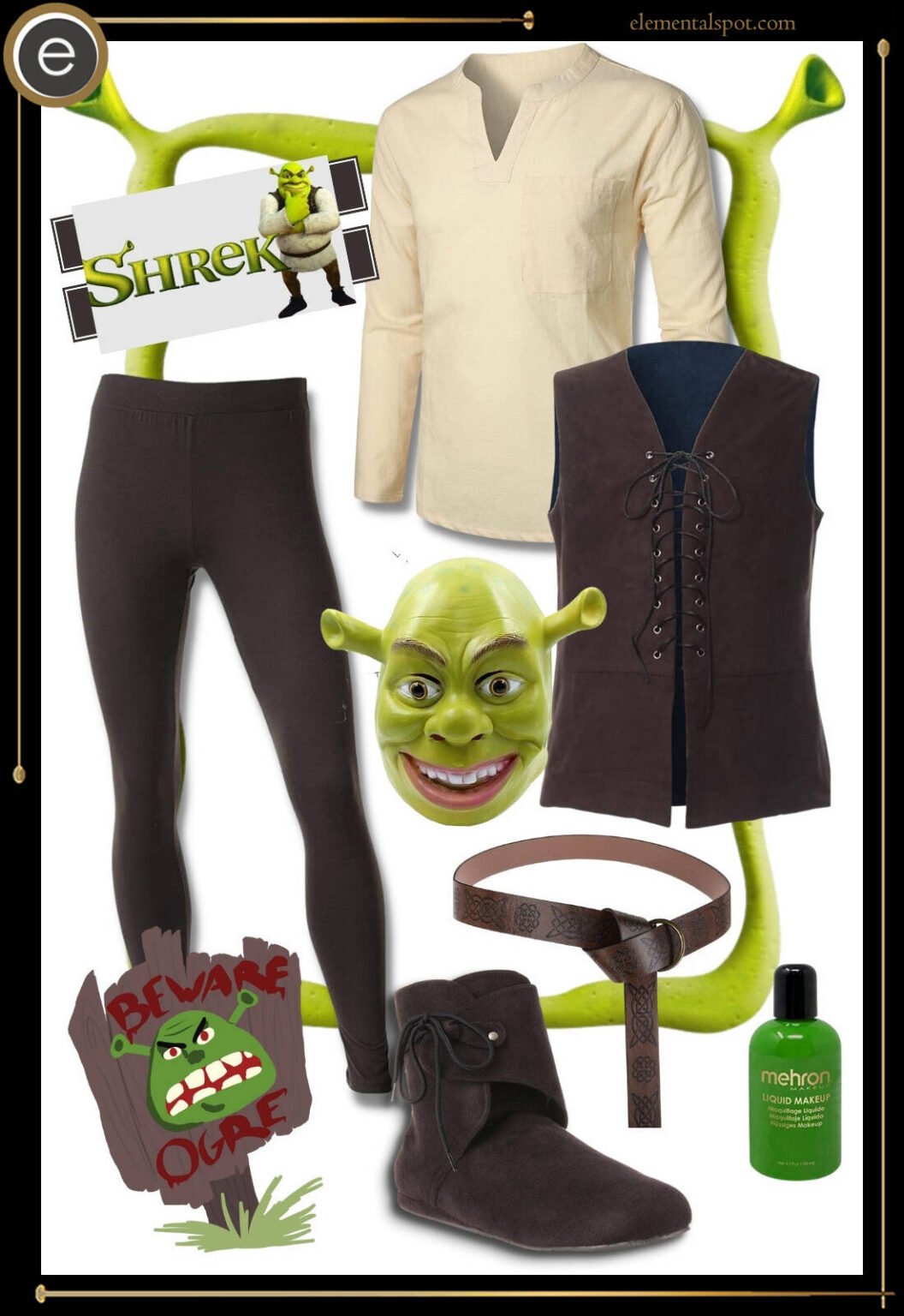 Dress Up Like Shrek From Shrek Elemental Spot