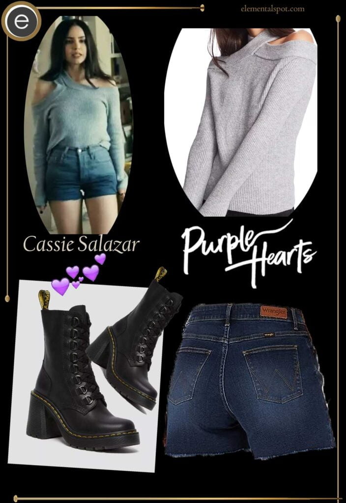 Steal The Look Cassie Salazar S Purple Hearts Outfits Elemental Spot