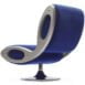 Gluon Swivel Chair by Marc Newson as seen in The Truman Show Ending Scene