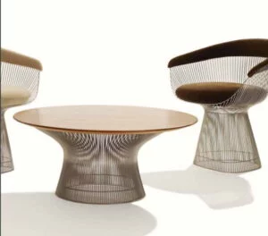 Round Warren Platner Coffee Table 1966 as seen in The Truman Show