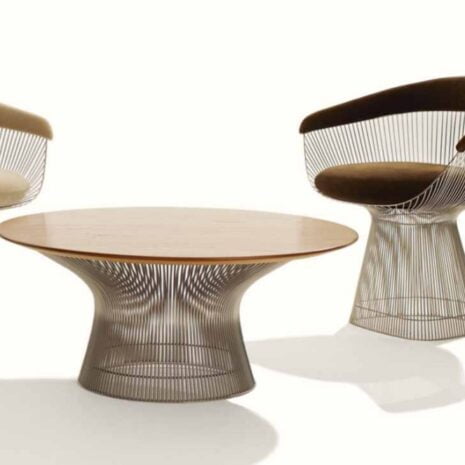 Round Warren Platner Coffee Table 1966 as seen in The Truman Show