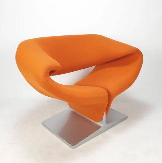 Mid-Century Ribbon Chair by Pierre Paulin for Artifort, 1960's