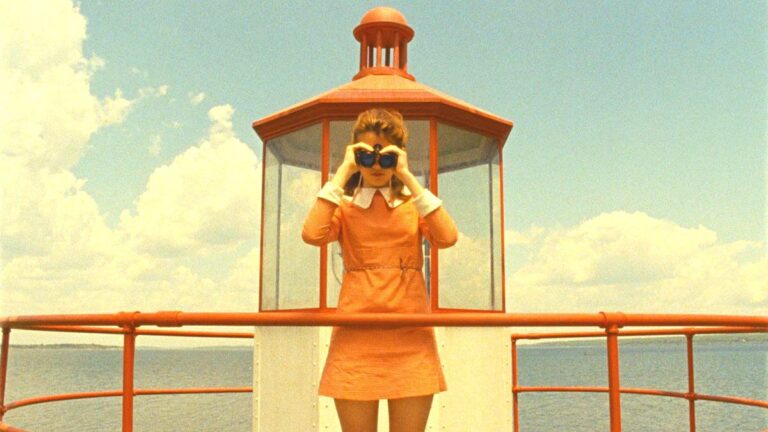 Moonrise Kingdom Orange Blue Set Design