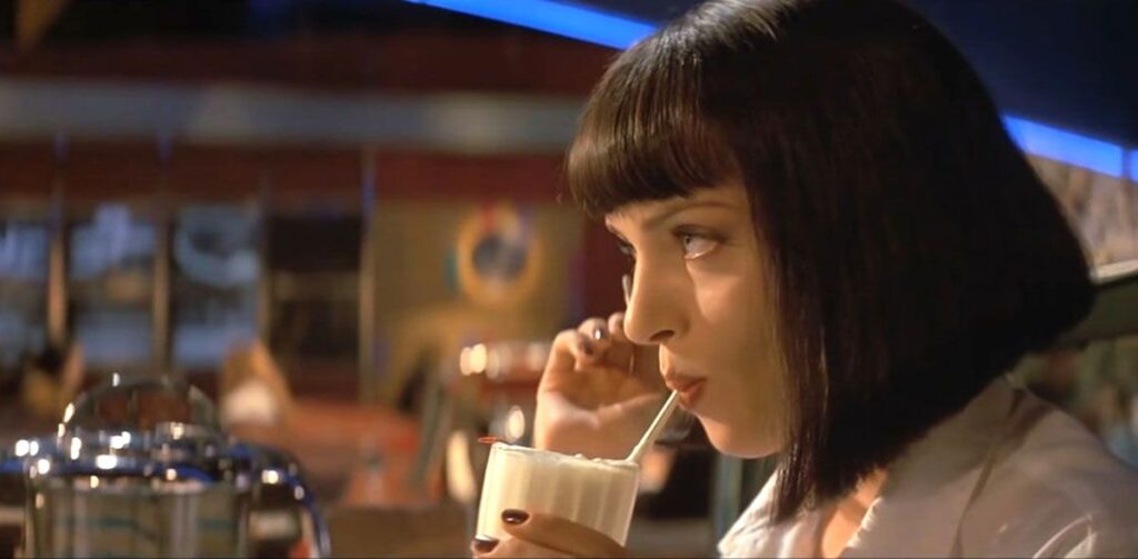 Pulp Fiction 5$ coctail glass milkshake