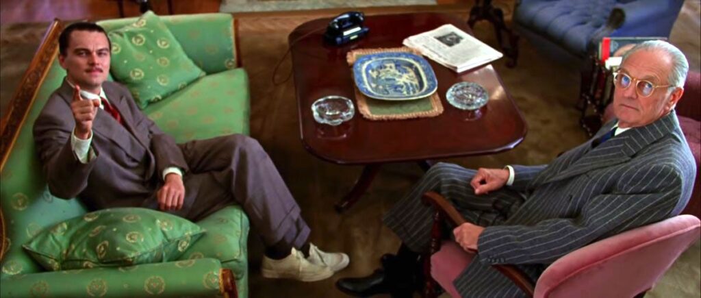 The Aviator Lunchscene  Looking at the Lama Painting