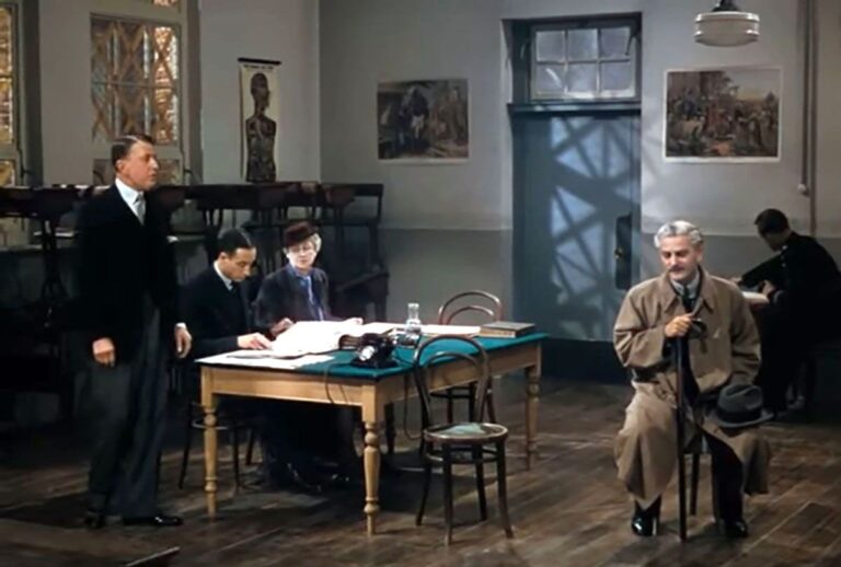 The Life and Death of Colonel Blimp Thonet Chair 1943 RogerLivesey DeborahKerr AntonWalbroo