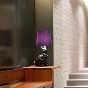 Rabbit table lamp as seen in Parasite