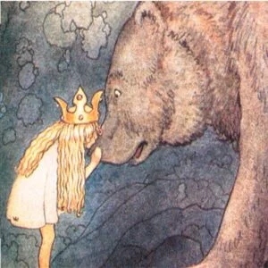 midsommar bear on fire