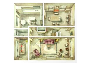 twin-peaks-laura-palmer-house-floor-plan-art-print-floor-plan