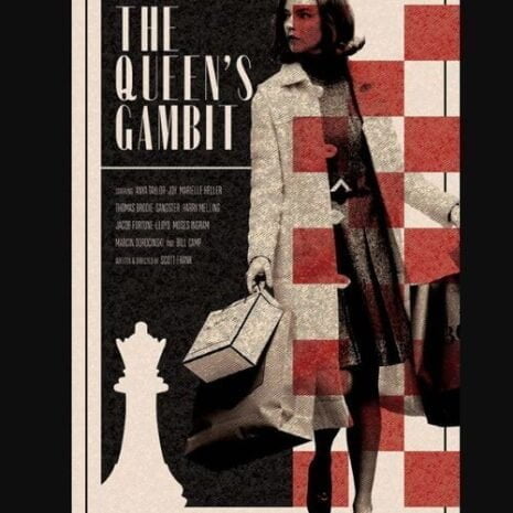 vintage-looking-Queen’s-Gambit-poster-2