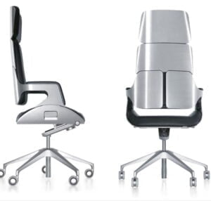 interstuhl silver chair