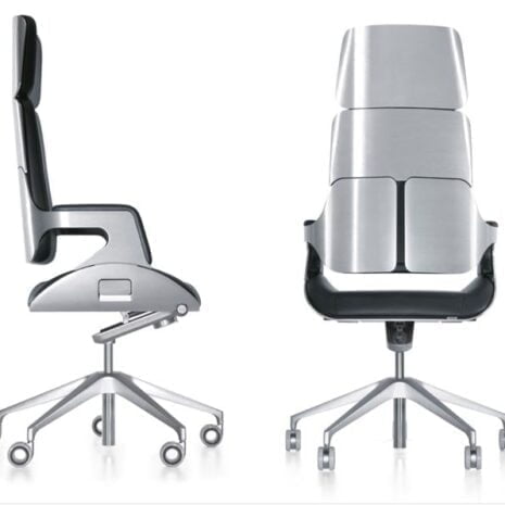 interstuhl silver chair