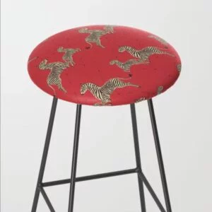 zebra bar stools