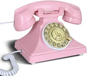 retro pink phone 70's