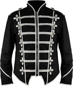 Ro Rox Steampunk Military Drummer Emo Punk Gothic Parade Jacket