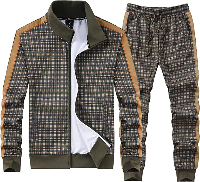 Green Plaid Tracksuit as seen in The Gentlemen by Guy Richie