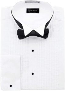 Squid-Game- Tuxedo Shirt with French Cuffs and Bow Tie