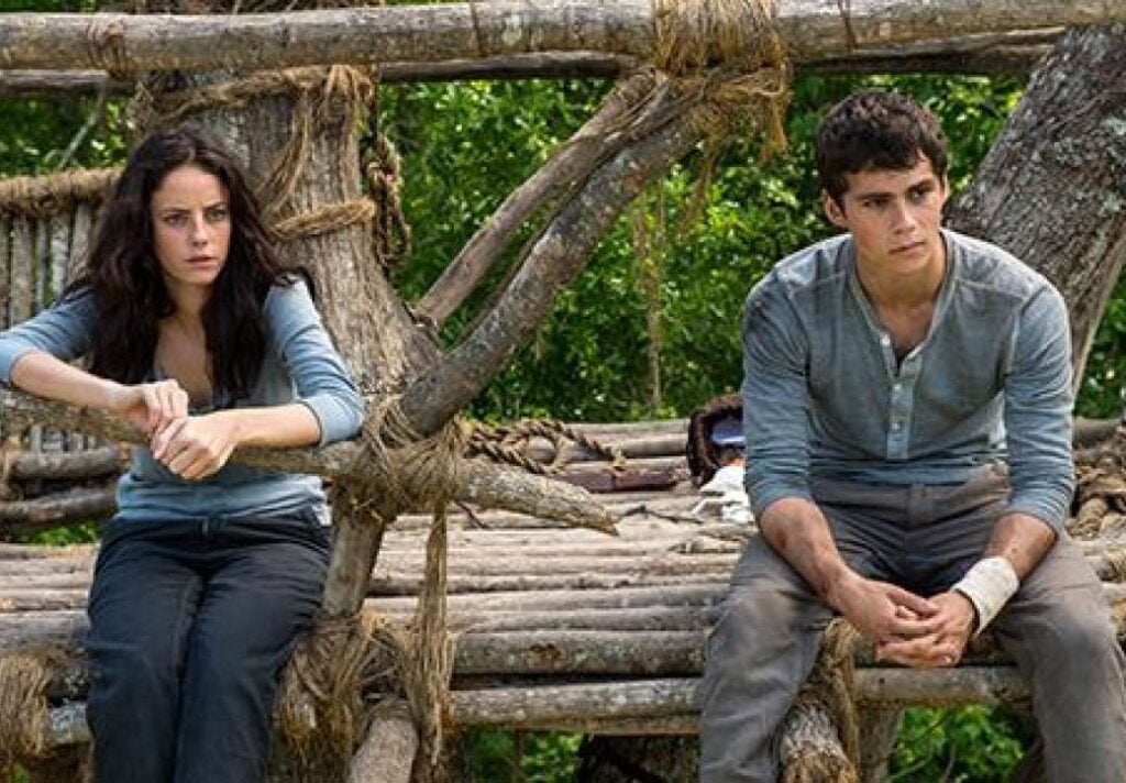 The Blue Shirt worn by Thomas Dylan Obrien in The Maze Runner