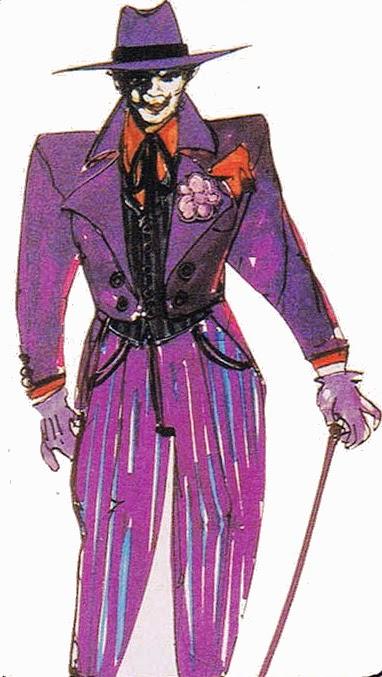 Costume Tutorial -Dress Up Like The Joker 1989 from Batman- Original Sketches by Bob Ringwood for the Joker character-2