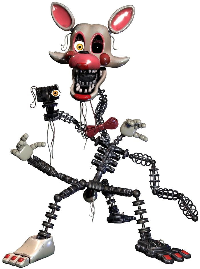 Mangle as they appear in Five Nights at Freddy’s 2