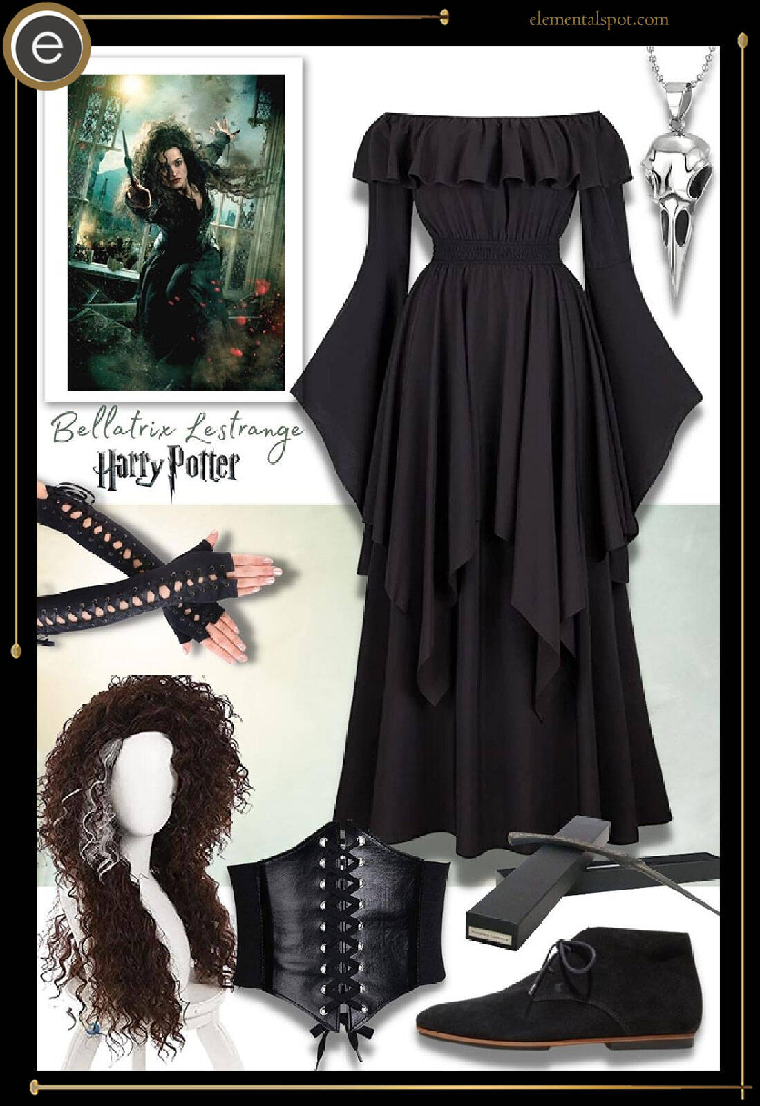 Costume-Bellatrix Lestrange-Harry Potter