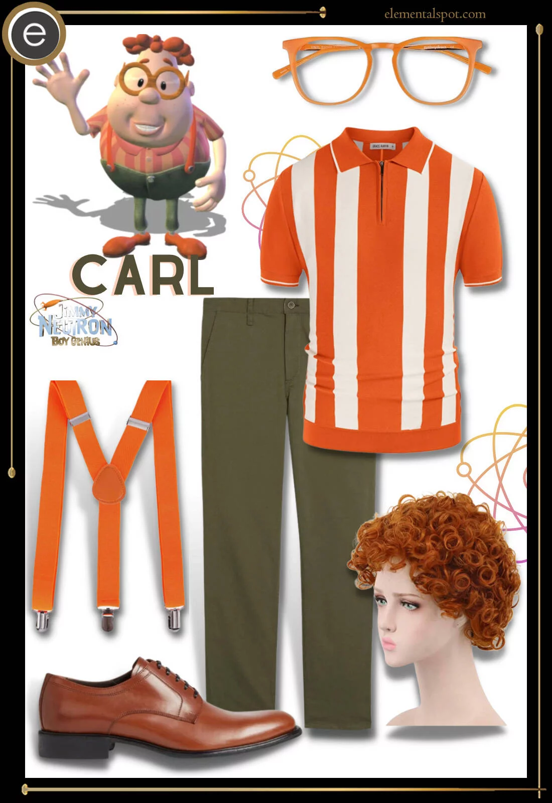 Carl from jimmy neutron costume