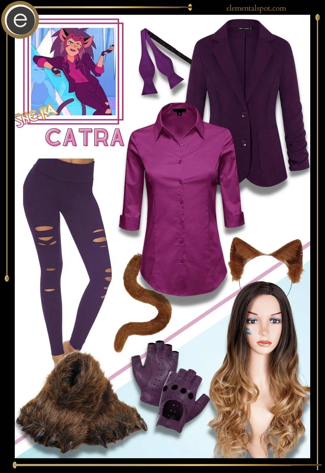 she ra catra dress She-Ra and the Princesses of Power Season 4 Catra Cosplay Costume