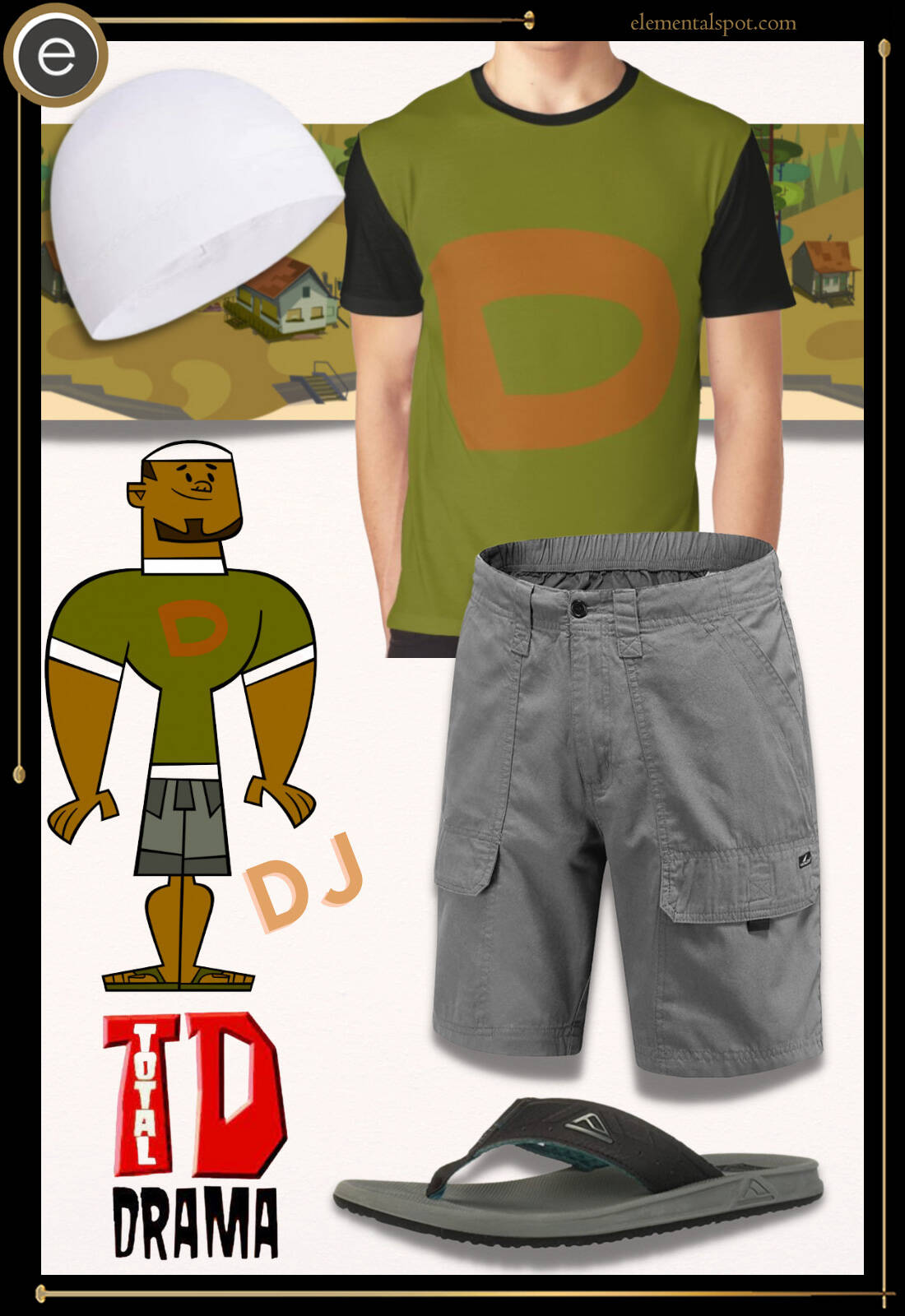 Costume or Outfit-DJ-Total Drama Island