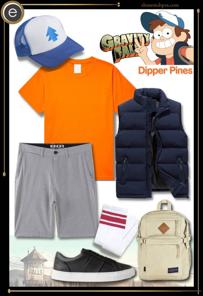 Dress Up Like Dipper Pines from Gravity Falls 2 Elemental Spot