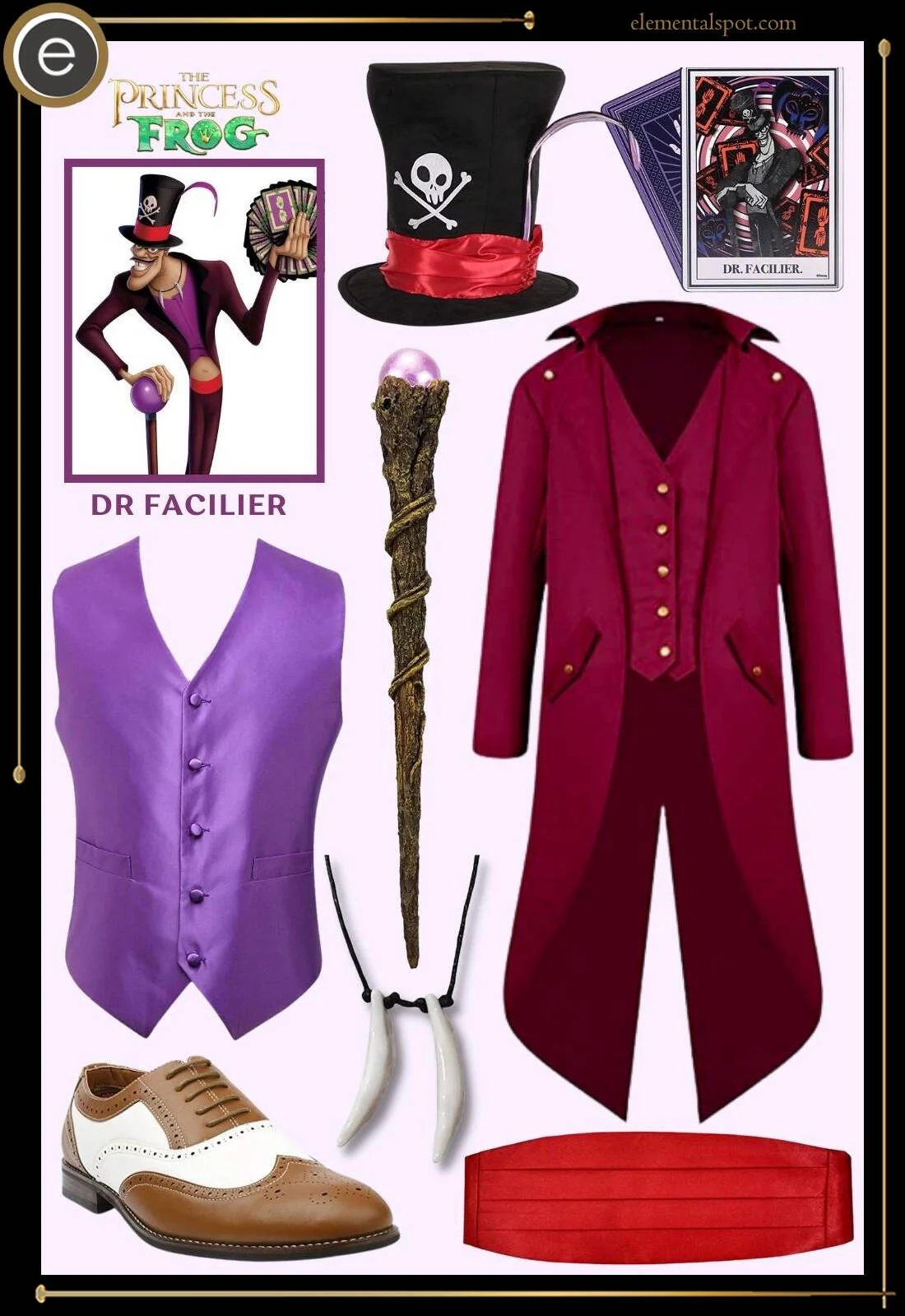 Dress Up Like Dr Facilier from The Princess and The Frog - Elemental Spot