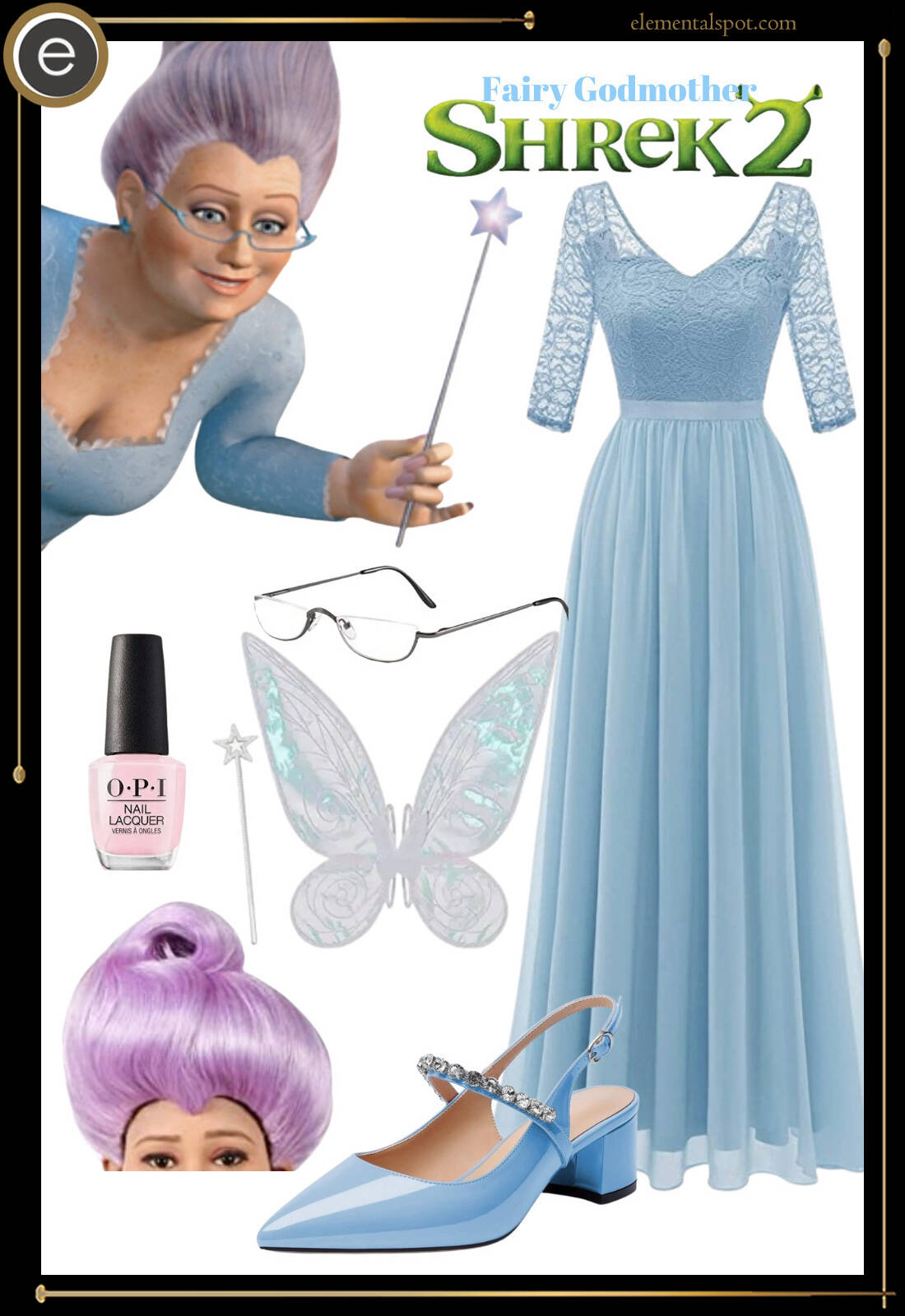 Dress Up Like Fairy Godmother from Shrek 2 - Elemental Spot