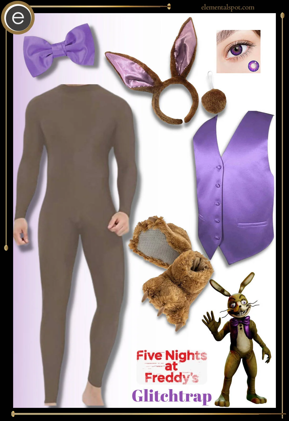 Glitchtrap from Five Nights at Freddy's Costume, Carbon Costume