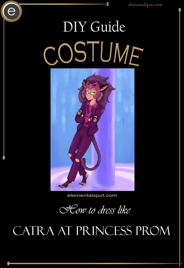 How to dress like Catra at Princess Prom-She Racostume-DIY