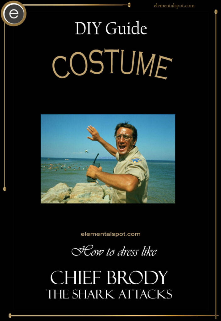 How to dress like Chief Brody-Jawscostume-DIY