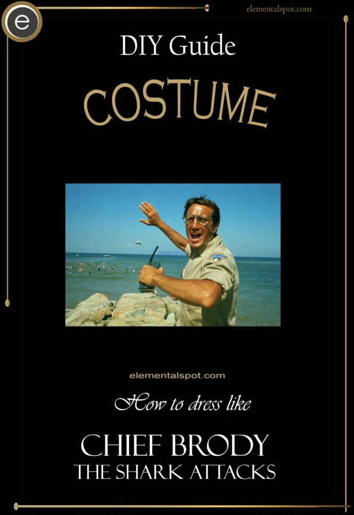 How to dress like Chief Brody-Jawscostume-DIY