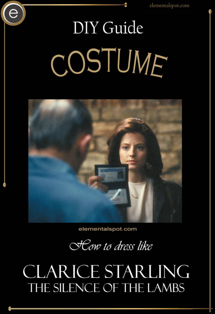 How to dress like Clarice Starling-Silence of the Lambscostume-DIY