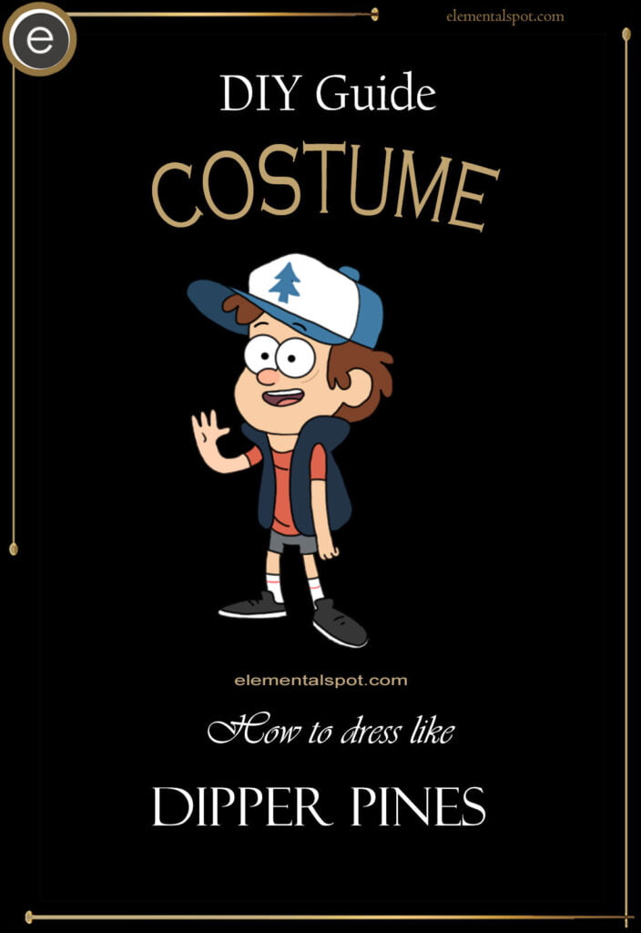 How to dress like Dipper Pines-Gravity Fallscostume-DIY