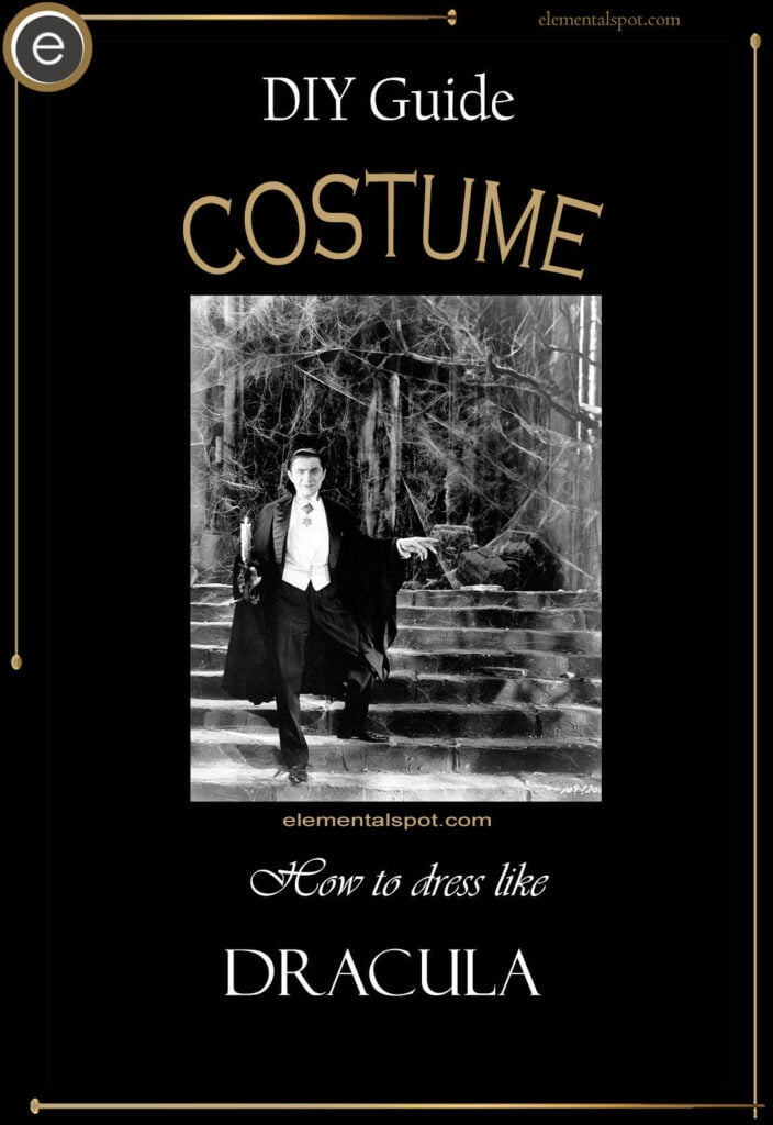 How to dress like Dracula-Draculacostume-DIY