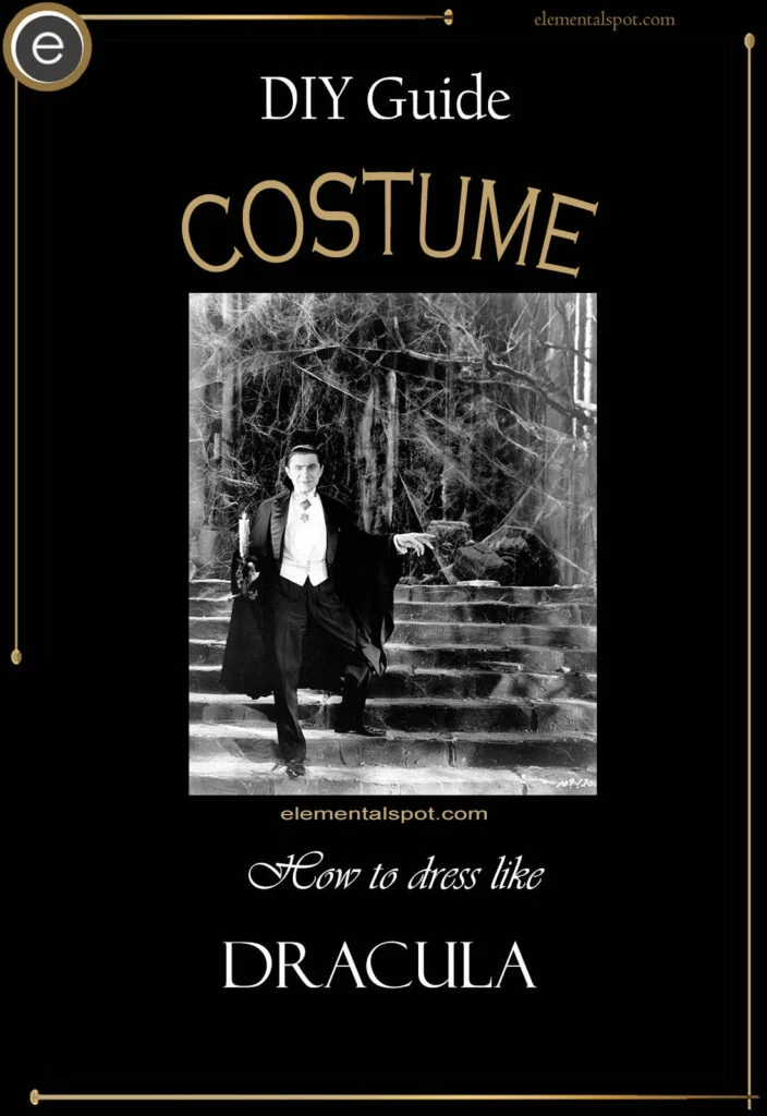 How to dress like Dracula-Draculacostume-DIY