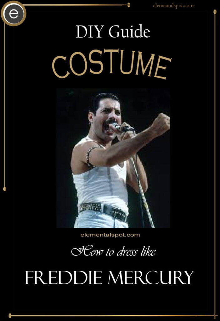 How to dress like Freddie Mercury-costume-DIY