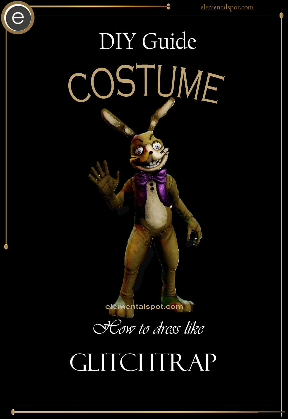 Glitchtrap Costume from Five Nights at Freddy's for Cosplay