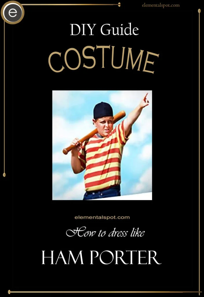 How to dress like Ham Porter-The Sandlotcostume-DIY