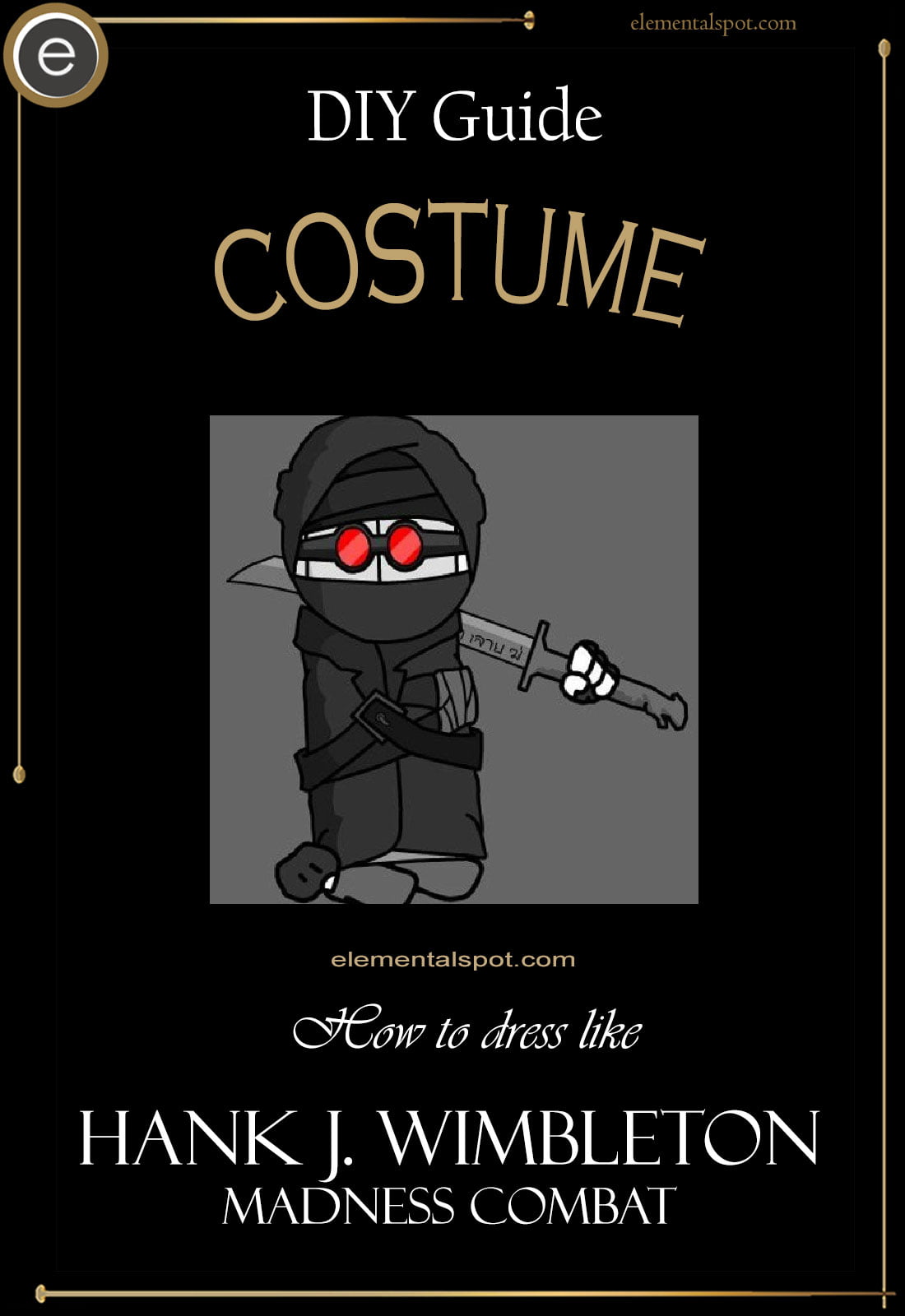 Madness Combat Hank Cosplay Madness Combat Hank Cosplay