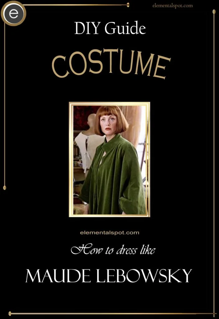 How to dress like Maude Lebowski (green)-The Big Lebowskicostume-DIY
