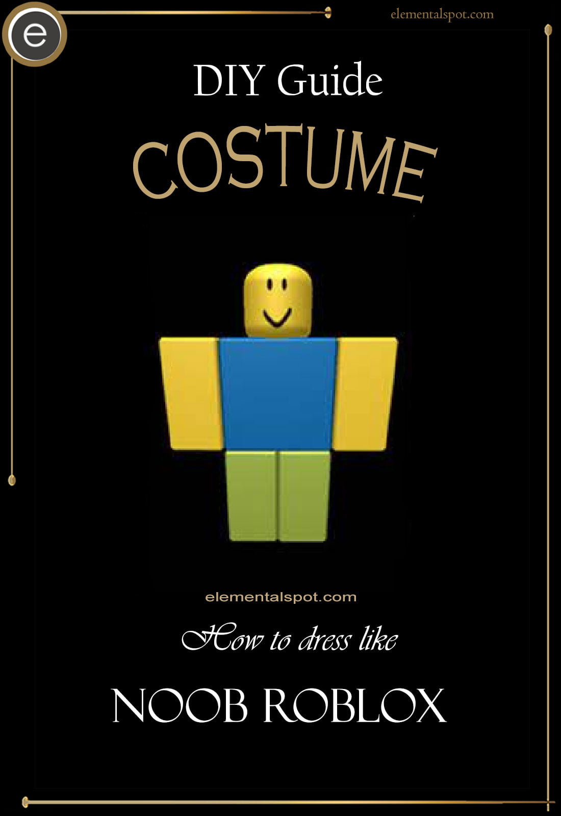 Front cover of a roblox game with a noob wearing an egg costume