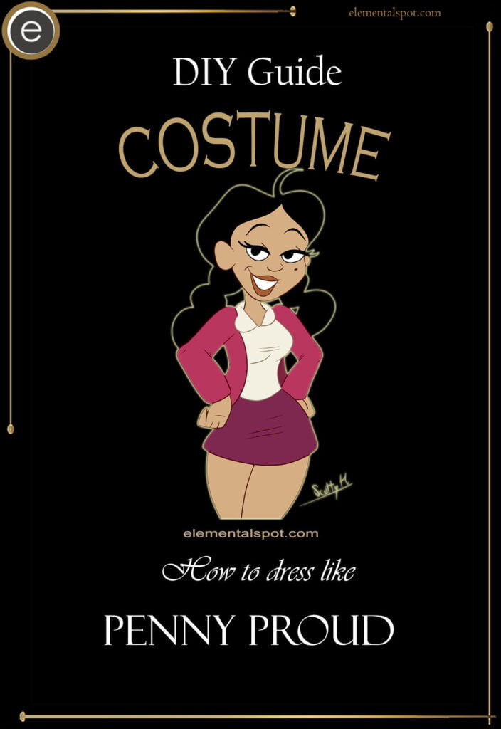 How to dress like Penny Proud-The Proud Familycostume-DIY
