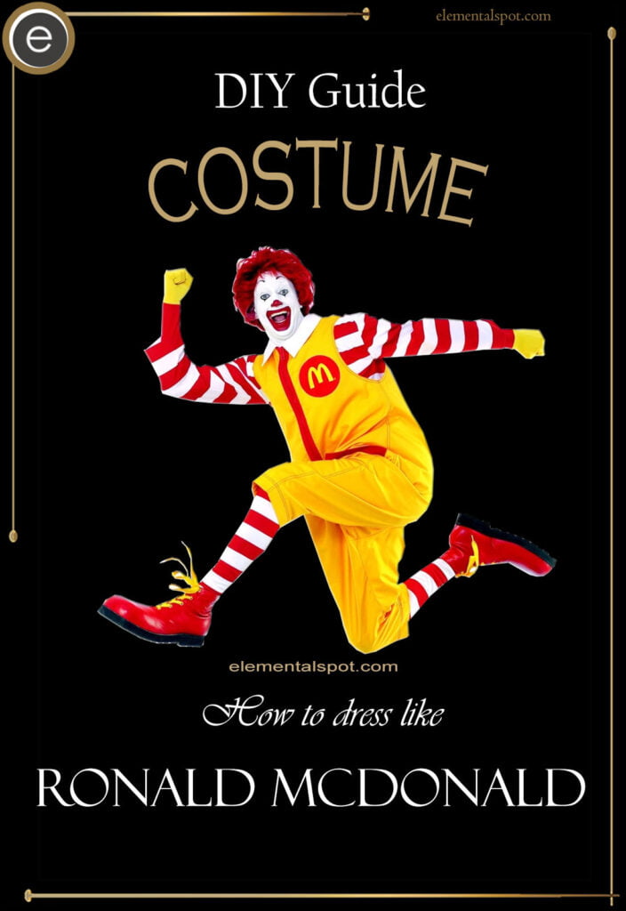 How to dress like Ronald McDonald-costume-DIY