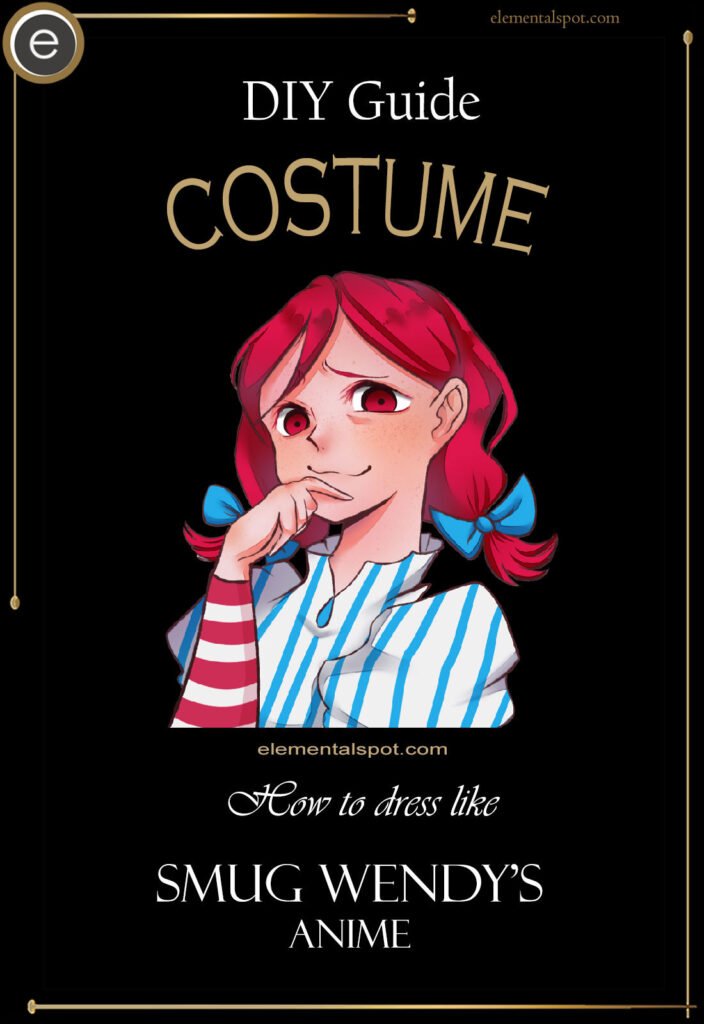 How to dress like Smug Anime Wendys-costume-DIY